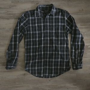 Filson Black and Gray Plaid Men's Shirt
